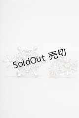 axes femme / 雪の結晶2連リング  シルバー S-25-07-06-010-AX-AC-AS-ZS