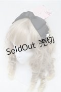 m petit by misako / NINA'sコラボ AM*NIリボンカチューシャ  黒 S-25-07-06-015-LO-AC-AS-ZS
