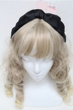 画像2: m petit by misako / NINA'sコラボ AM*NIリボンカチューシャ  黒 S-25-07-06-015-LO-AC-AS-ZS
