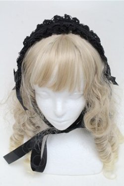 画像2: ATELIER　Ruby / ヘッドドレス  黒 S-25-07-06-017-EL-AC-AS-ZS
