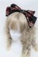 画像1: ALICE and the PIRATES / ワンダーラビットのマジカルトランプティーパーティ柄カチューシャ  黒 S-25-07-06-018-PA-AC-HR-ZS (1)