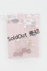 m petit by misako / AMサクランボイヤリング  赤ｘゴールド S-25-07-06-003-LO-AC-AS-ZS