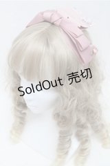 m petit by misako / NINA'sコラボ AM*NIリボンカチューシャ  ピンク S-25-07-06-019-LO-AC-AS-ZS