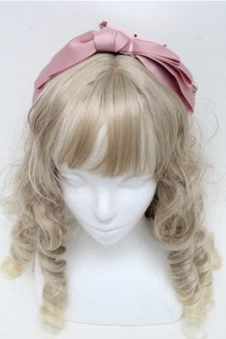 画像2: m petit by misako / NINA'sコラボ AM*NIリボンカチューシャ  ピンク S-25-07-06-019-LO-AC-AS-ZS