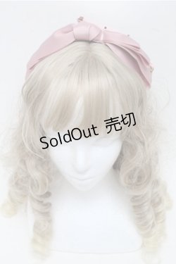 画像2: m petit by misako / NINA'sコラボ AM*NIリボンカチューシャ  ピンク S-25-07-06-019-LO-AC-AS-ZS