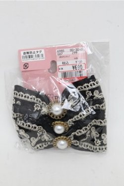 画像1: m petit by misako / AM3PPLクリップ  黒 S-25-07-06-004-LO-AC-AS-ZS
