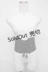 axes femme / 合皮ベルト  黒 S-25-07-06-030-AX-ZA-HR-ZS