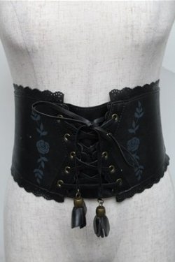 画像2: axes femme / 合皮ベルト  黒 S-25-07-06-030-AX-ZA-HR-ZS