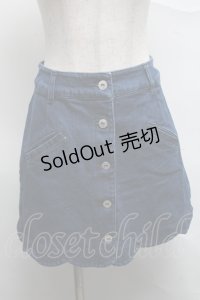 Ank Rouge / 裾スカラップデニムスカート  インディゴ S-25-07-07-048-CA-SK-HR-ZS
