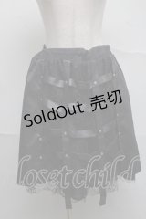 Drug Honey / ハーネススカート  黒 S-25-07-07-050-PU-SK-AS-ZS
