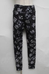 NieR Clothing / レギンス  黒ｘ白 S-25-07-07-054-PU-PA-AS-ZS