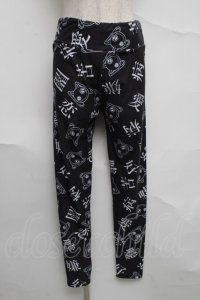NieR Clothing / レギンス  黒ｘ白 S-25-07-07-054-PU-PA-AS-ZS