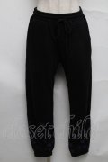 NieR Clothing / スウェットパンツ  黒 S-25-07-07-055-PU-PA-AS-ZS