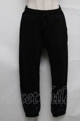 NieR Clothing / スウェットパンツ  黒 S-25-07-07-055-PU-PA-AS-ZS