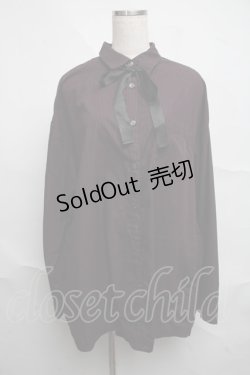 画像1: Deorart / ストライプロングシャツ  紫 S-25-07-07-017-PU-BL-AS-ZS