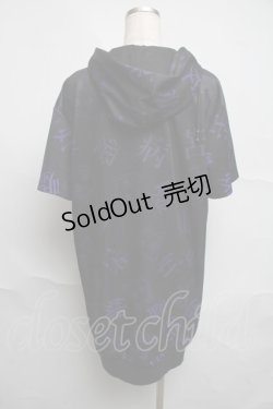 画像2: NieR Clothing / 転写パーカー  黒 S-25-07-07-018-PU-TO-AS-ZS