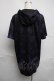 画像2: NieR Clothing / 転写パーカー  黒 S-25-07-07-018-PU-TO-AS-ZS (2)