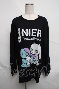 画像1: NieR Clothing / ＃NIER好きさんと繋がりたい スウェット 2XL 黒 S-25-07-07-020-PU-TS-AS-ZS