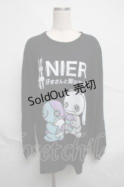 画像1: NieR Clothing / ＃NIER好きさんと繋がりたい スウェット 2XL 黒 S-25-07-07-020-PU-TS-AS-ZS