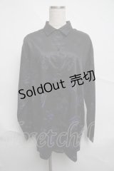 NieR Clothing / 転写シャツ  黒 S-25-07-07-022-PU-BL-AS-ZS
