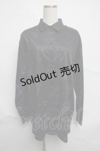 NieR Clothing / 転写シャツ  黒 S-25-07-07-022-PU-BL-AS-ZS