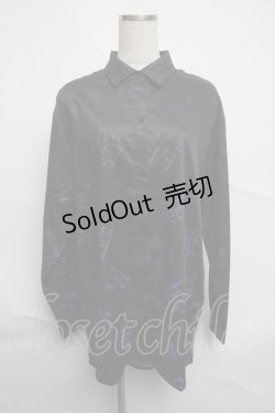 画像1: NieR Clothing / 転写シャツ  黒 S-25-07-07-022-PU-BL-AS-ZS