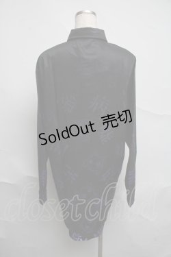 画像2: NieR Clothing / 転写シャツ  黒 S-25-07-07-022-PU-BL-AS-ZS
