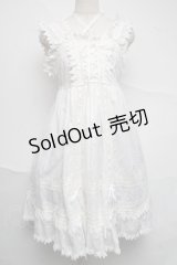 BABY,THE STARS SHINE BRIGHT / はわせベビードールジャンパースカート  白 S-25-07-07-036-BA-OP-AS-ZS