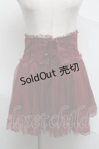 LIZ LISA / ウエストレースアップスカパン  ワイン S-25-07-07-047-LO-PA-AS-ZS