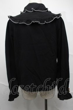 画像2: Rojita / ピコレースフリルブラウス  黒 S-25-07-10-033-LO-BL-HR-ZS