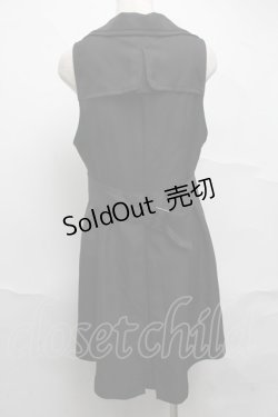 画像2: axes femme POETIQUE / フィッシュテールロングベスト  黒 S-25-07-10-034-AX-TO-HR-ZS