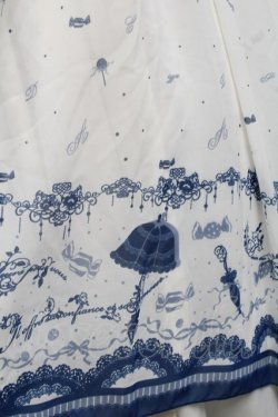 画像4: axes femme POETIQUE / アンブレラ柄チュニック  オフｘ青 S-25-07-10-037-AX-OP-HR-ZS