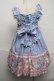 画像2: Angelic Pretty / MELODY TOYSハイウエストジャンパースカート  サックス S-25-07-10-044-AP-OP-AS-ZS (2)