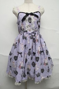 Angelic Pretty / Mademoiselle de Paris Specialジャンパースカート  ラベンダー S-25-07-10-045-AP-OP-AS-ZS