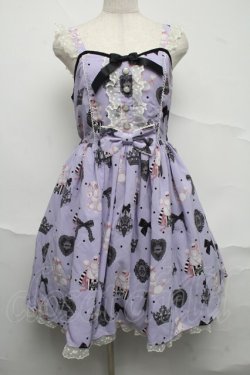 画像1: Angelic Pretty / Mademoiselle de Paris Specialジャンパースカート  ラベンダー S-25-07-10-045-AP-OP-AS-ZS