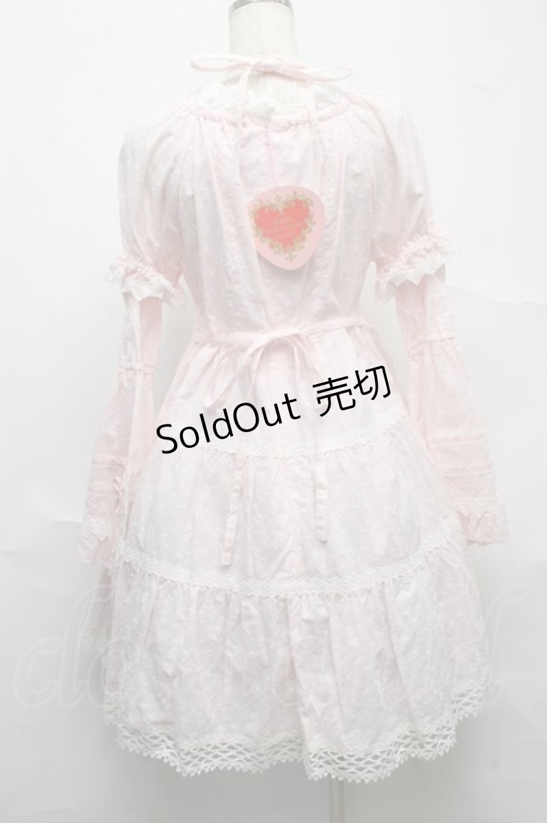 画像2: BABY,THE STARS SHINE BRIGHT / はわせドールワンピース&ヘッドドレスセット  ピンク S-25-07-10-047-BA-OP-HR-ZS (2)