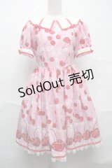 Angelic Pretty / Charming Cherryワンピース  ピンク S-25-07-10-050-AP-OP-AS-ZS