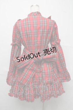画像2: Jamieエーエヌケー / タータンチェックワンピース  赤 S-25-07-10-053-PU-OP-HR-ZS
