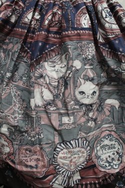 画像3: ALICE and the PIRATES / マダムブランシェの不思議な百貨店柄ジャンパースカート＆ヘアバンド  紺 S-25-07-10-054-PA-OP-HR-ZS