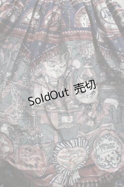 画像3: ALICE and the PIRATES / マダムブランシェの不思議な百貨店柄ジャンパースカート＆ヘアバンド  紺 S-25-07-10-054-PA-OP-HR-ZS
