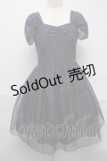 Lois CRAYON / レースジャンパースカート  紺 S-25-07-10-056-LO-OP-AS-ZS