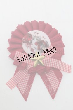 画像1: Royal Princess Alice / Rococo Rose Catロゼット  赤 S-25-07-10-007-LO-AC-AS-ZS