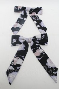 Royal Princess Alice / Cosme Cat ねこ助コラボ リボンクリップ  黒 S-25-07-10-009-LO-ZA-AS-ZS