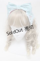 Cerise / ベルベットリボンカチューシャ（シナモロール）  サックス S-25-07-10-010-LO-AC-AS-ZS
