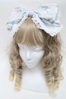 画像1: BABY,THE STARS SHINE BRIGHT / キャメロンカチューシャ  サックスｘ白 S-25-07-10-011-BA-ZA-HR-ZS