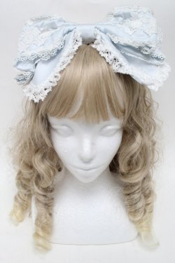 画像2: BABY,THE STARS SHINE BRIGHT / キャメロンカチューシャ  サックスｘ白 S-25-07-10-011-BA-ZA-HR-ZS