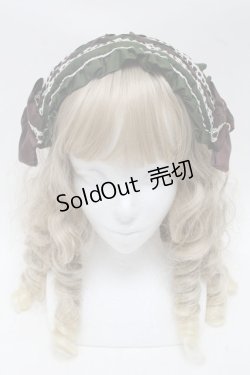 画像2: metamorphose / ヘッドドレスカチューシャ  グリーン S-25-07-10-013-ME-AC-AS-ZS