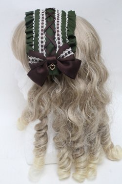 画像3: metamorphose / ヘッドドレスカチューシャ  グリーン S-25-07-10-013-ME-AC-AS-ZS