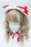 Angelic Pretty / Charming Cherryヘッドドレス  白ｘ赤 S-25-07-10-015-AP-AC-AS-ZS