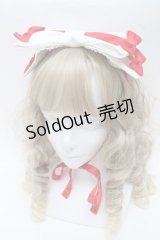 Angelic Pretty / Charming Cherryヘッドドレス  白ｘ赤 S-25-07-10-015-AP-AC-AS-ZS